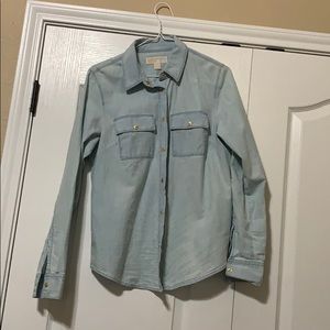 Michael Kors button up denim shirt